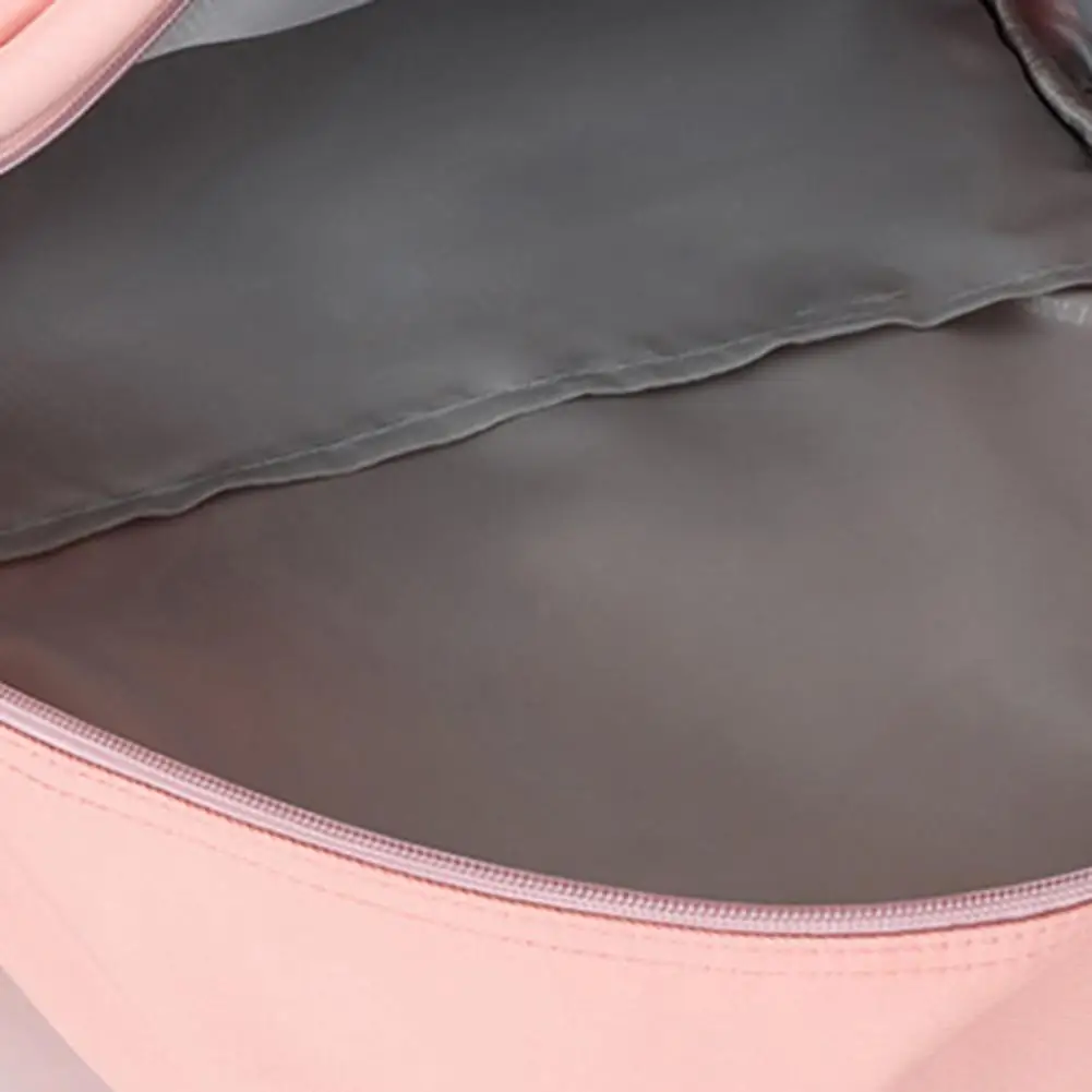 1-6 Grades Girls Bookbag Solid Color Large Capacity Smooth Zipper Backpack School Bag for Primary School Students