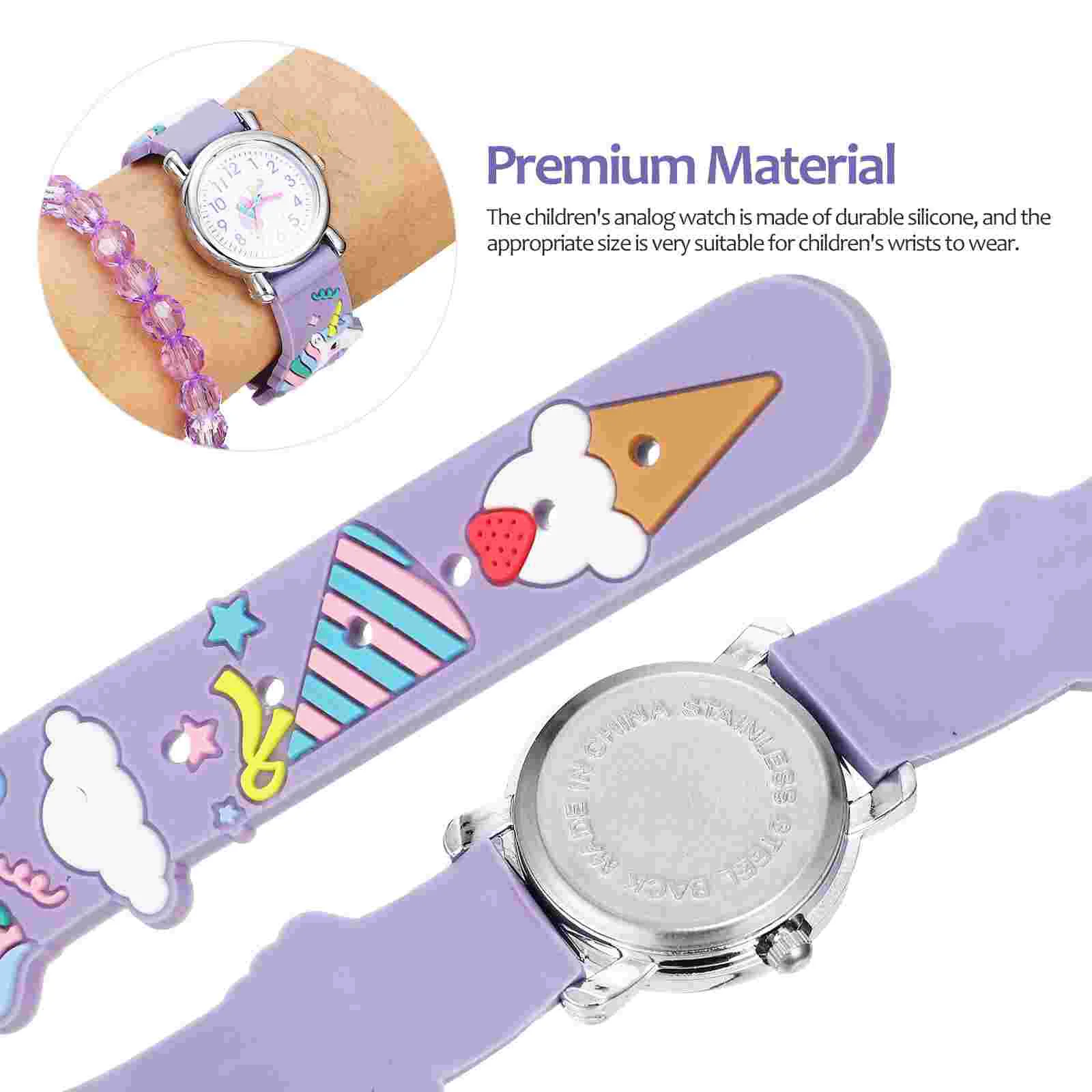 Модные детские часы-браслет комплект часов для малышей детей зеркальный