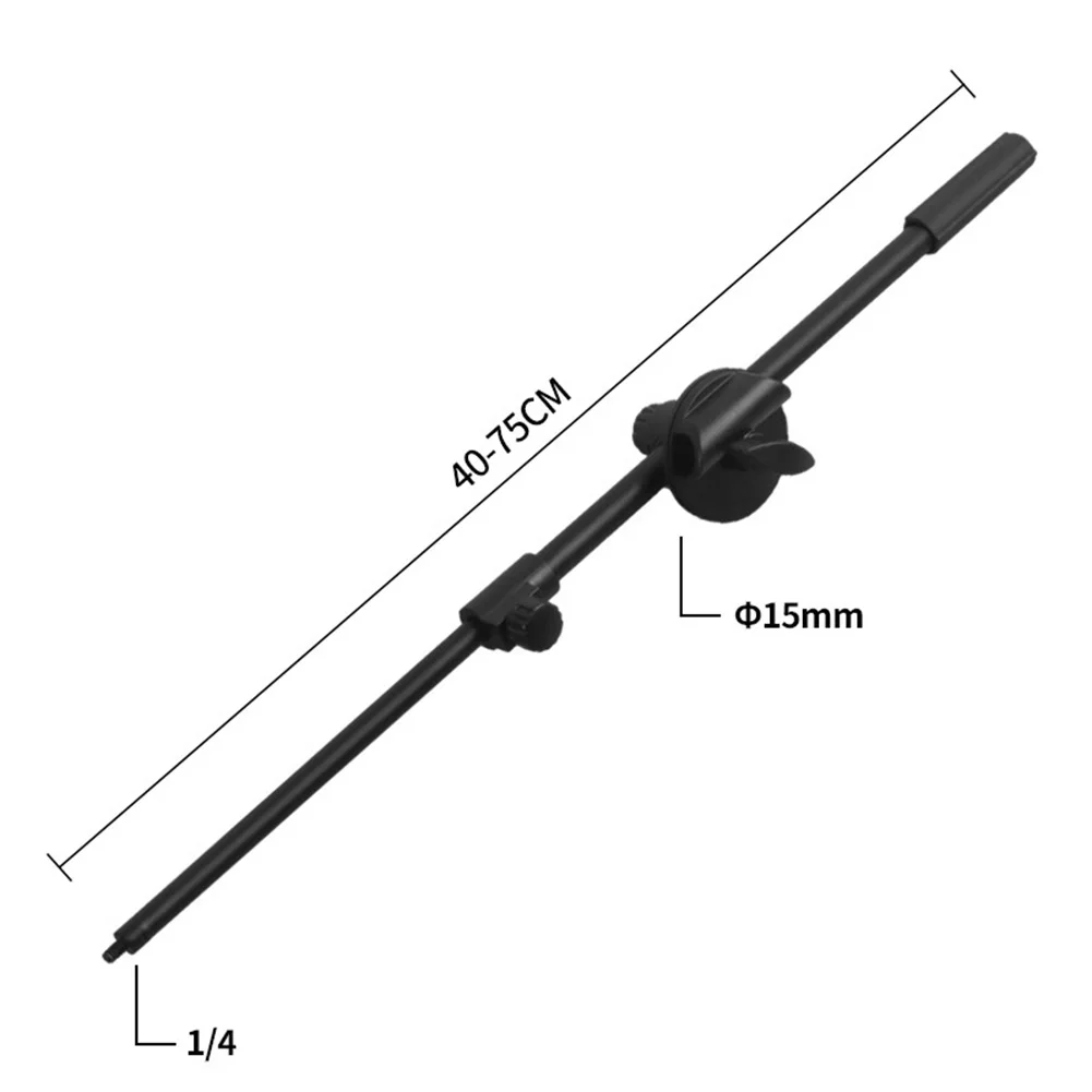 

Adjustable Microphone Stand Bracket Boom Arms With Phone Clip Video Live Bracket Mobile Phone Live Bracket Crossbar