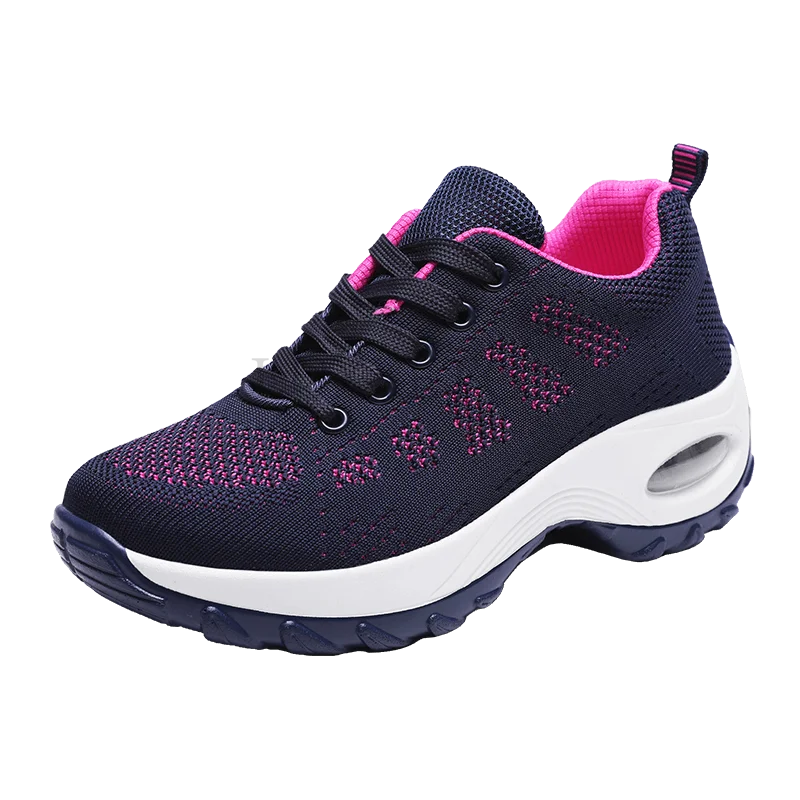 

Casual Women Shoes Heighten Comfortable Mesh Breathable Walking Ladies Shoes Air Shoes Sneakers Women Thick Bottom