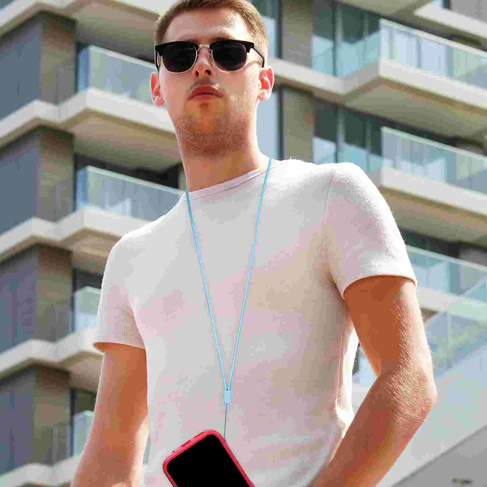 8 шт. набор ремешков для черных ручек шейный ключ анти-потерянные силиконовые