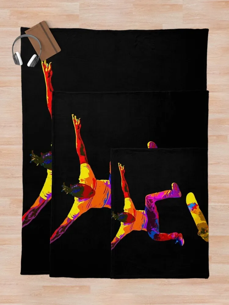 Цветное одеяло Kickflip одиночные одеяла для кровати