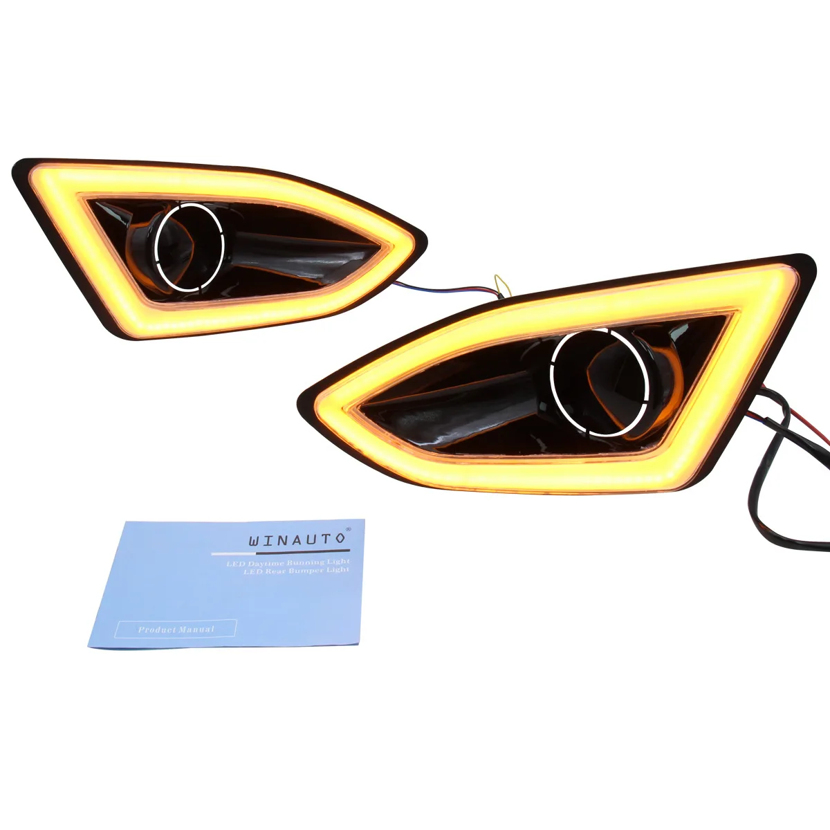 Для 2015-2016 FD Ruijie с желтыми двухцветными дневными ходовыми огнями для специальных