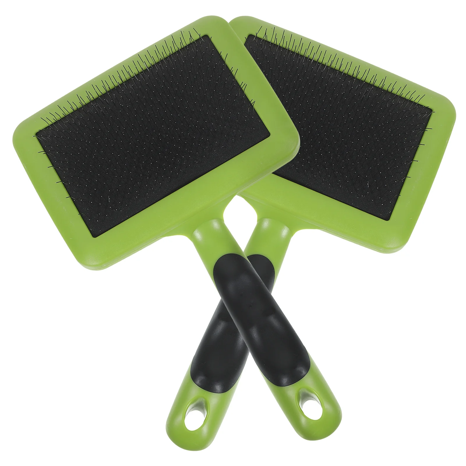 

2 Pcs Beginner Felting Brush Portable Wool Carders Supplies Hand Plastic The Cat