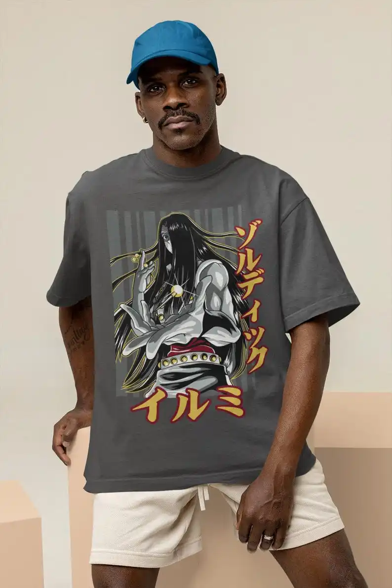 Футболка унисекс Mysterious Assassin — японский стиль Shonen графика манги 90-х годов темный