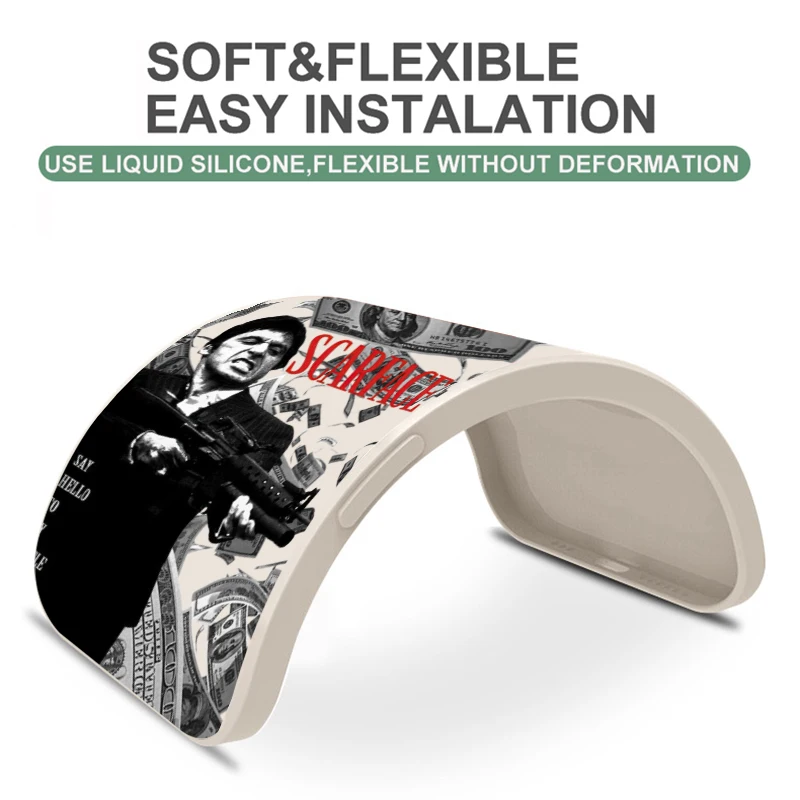 Модный чехол для телефона Scarface Dollar OPPO FIND X6 X5 X3 Pro Lite Neo Reno 9 8 7 8T 5G с жидкой