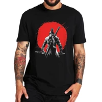 sekiro shadows die twice t shirt action adventure game fans classic tshirt one armed wolf red sun 2 classic cotton t shirt