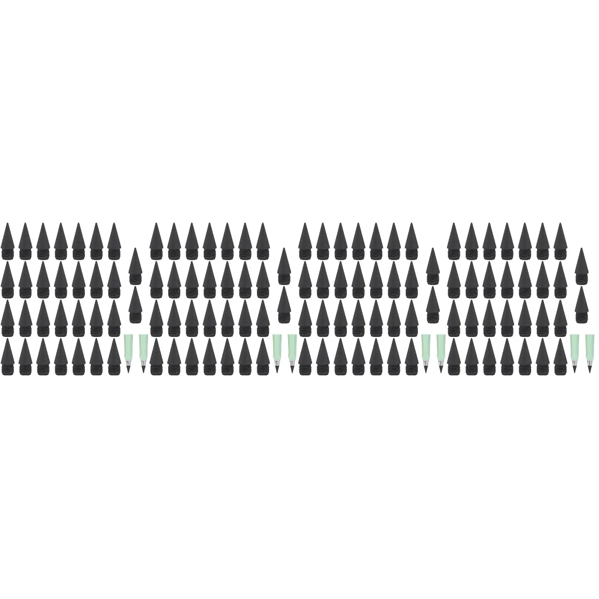 

120 pcs Drawing Replaceable Heads Inkless Pencils Tip Pencils Head Graphite Nib School Stationery Replaceable Refills