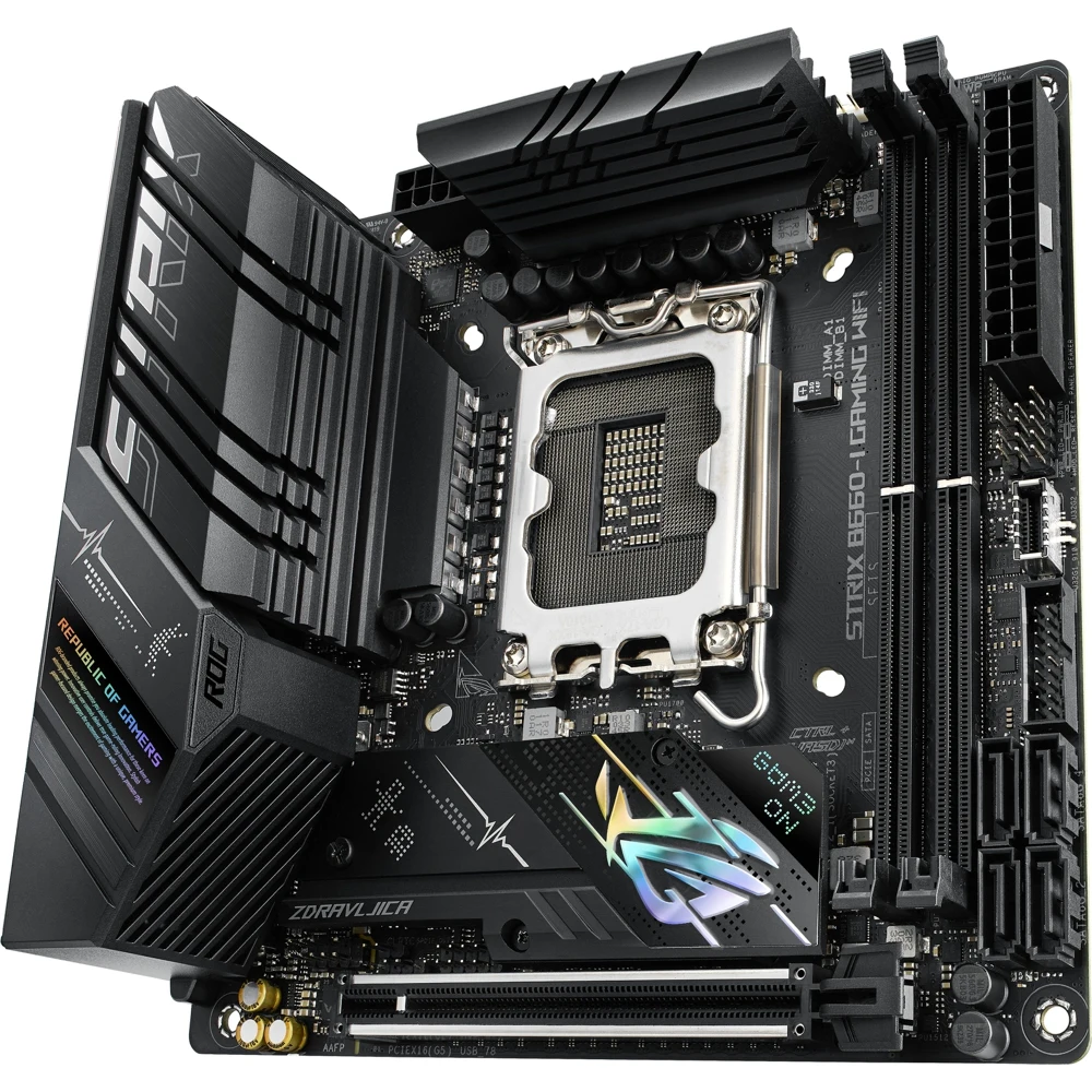 Материнская плата ASUS ROG STRIX B660-I GAMING WIFI LGA 1700 Intel B660 mini-ITX Ret |
