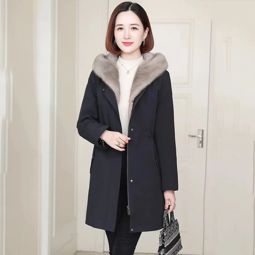 Новая школьная куртка на флисовой подкладке женское длинное пальто теплая
