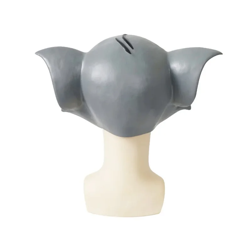 Реалистичная латексная маска с капюшоном в виде кошки и искусственными