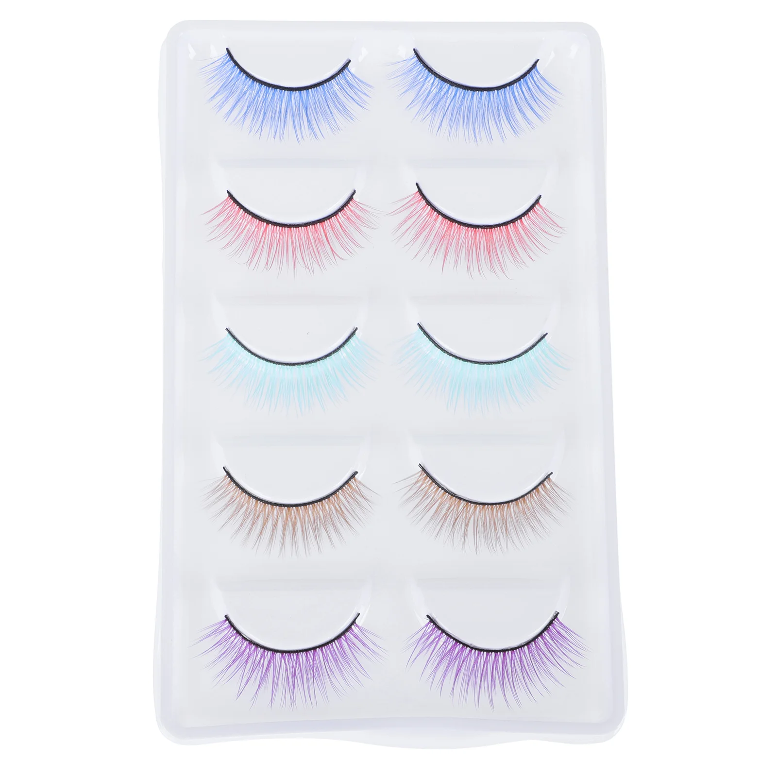 

Eyelashes 3D Fakeeyelash Makeup False Natural Lashes Thick Coloraccessory Cosplayeye Comfortable Soft Reusable Fiber Extension