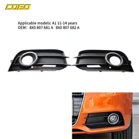 2pcs front fog light cover grill auto spare parts for audi a1 2011 2014 8x0807681a 8x0807682a
