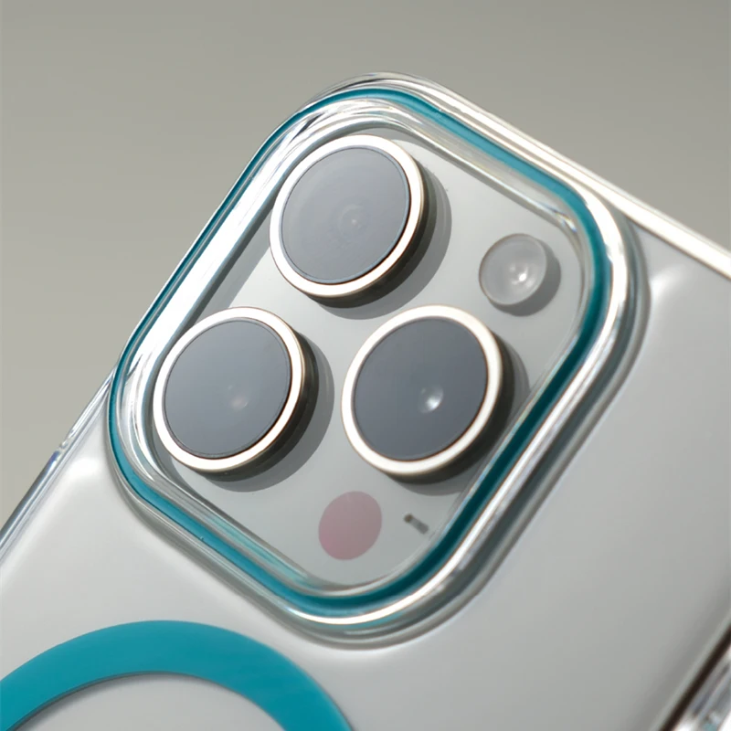 Ультратонкий Прозрачный Кристальный чехол MagSafe для телефона iPhone 16 15Pro max 15 14 Pro 13 12