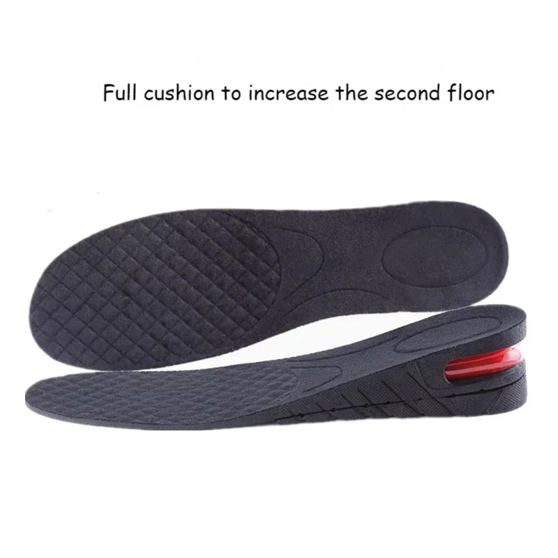 Invisible Air Cushion Heightening Pad Full Pad Three Layers, Four Layers And Pu Inner Heightening Insole Sports Shock Absorption