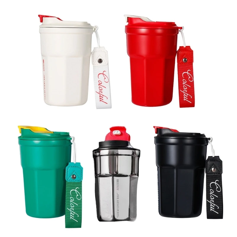 

Дорожная Термокружка для воды кофе термос 400 мл двойная нержавеющая сталь