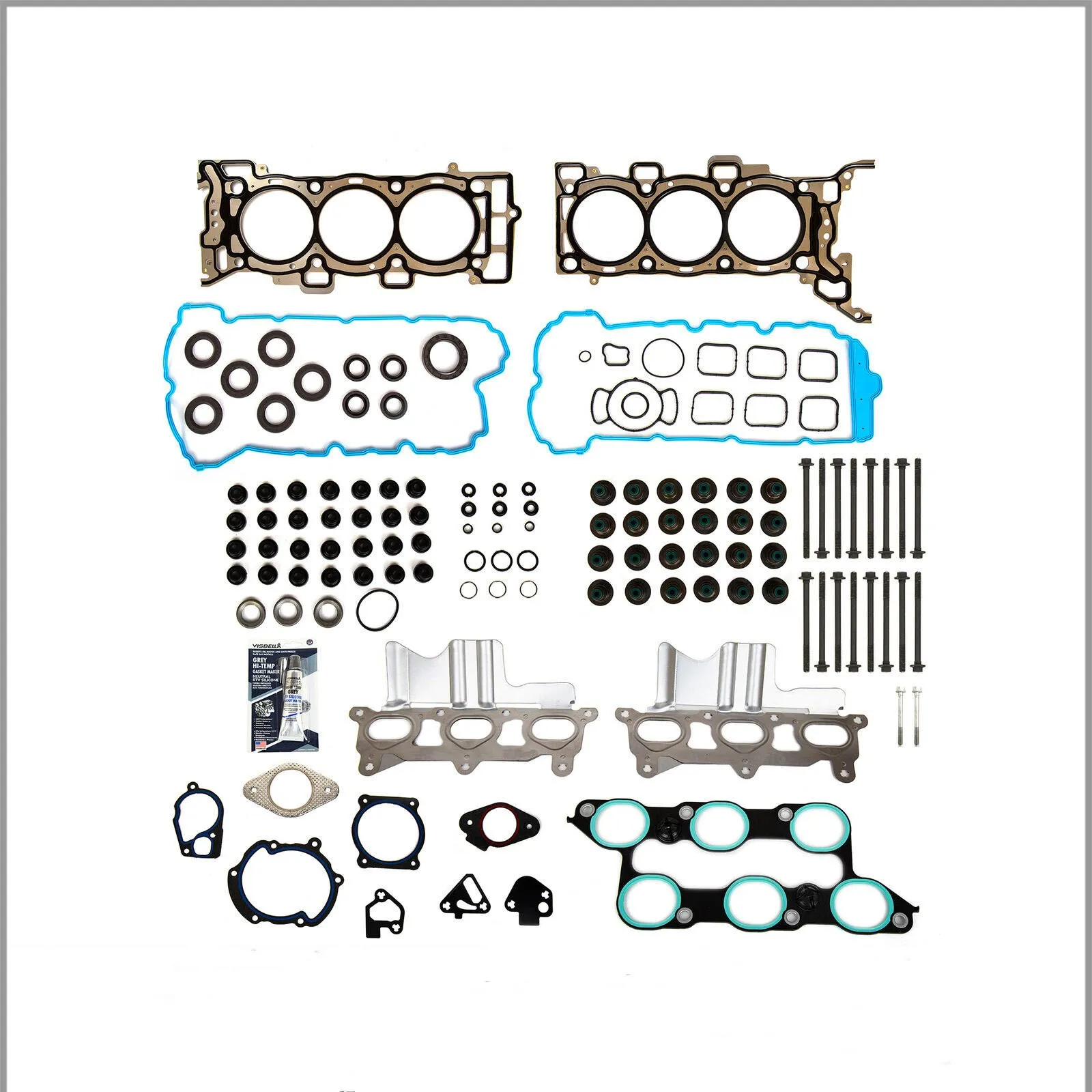 

Head Gasket Bolts Set Fit 09-16 Chevrolet Tranverse Buick Enclave GMC 3.6L