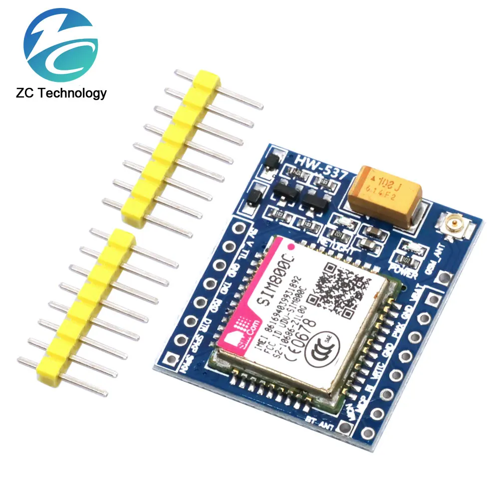 SIM800C GSM GPRS модуль 5 В/3 3 в TTL макетная плата IPEX с Bluetooth и TTS для Arduino STM32 C51 |