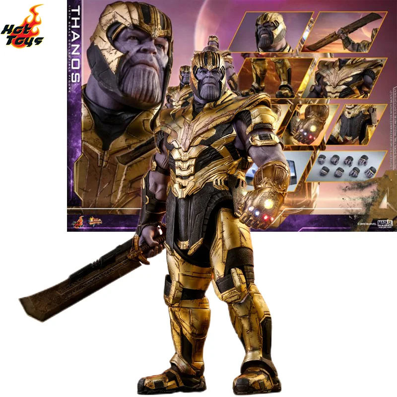 

HotToys MMS529 1/6 Marvel The Avengers: Endgame Thanos 3.0 Gold Armor Anime Action Figures Collection Model Toys Free Shipping