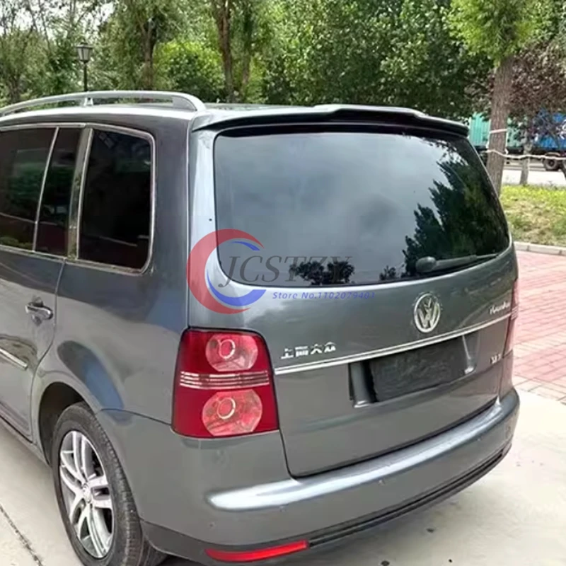 Фото Спойлер для VW Touran, высококачественный АБС-материал, заднее крыло автомобиля, праймер, задний спойлер для Volkswagen Touran, спойлер 2008-2015 №4