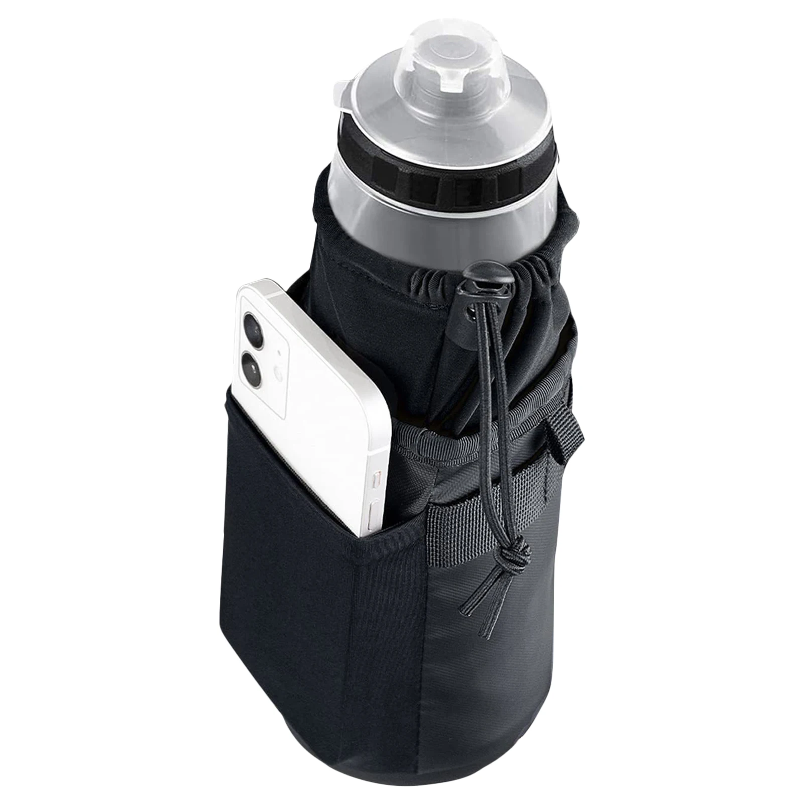 

Bicycle Water Cup Storage Pocket Bike Insulated Drink Cup Holder With Shoulder Strap Bottles Storage Container With Side Pockets
