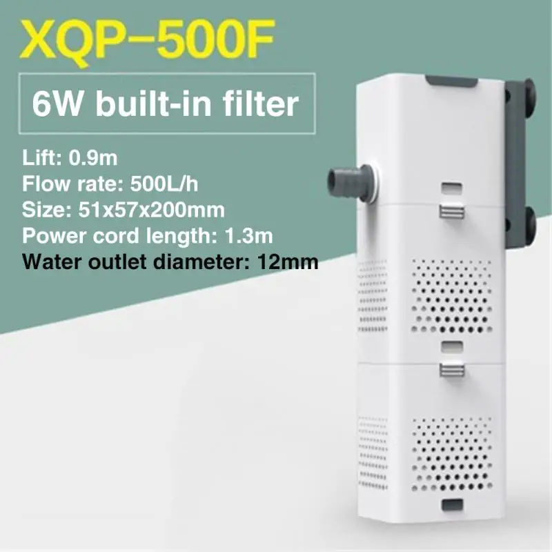 SUNSUN 3 в 1 фильтр для аквариума мини-фильтр аквариумный кислородный погружной