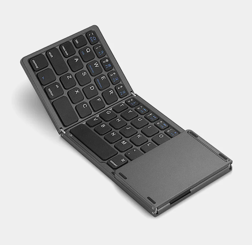 Складная мини-клавиатура беспроводная Bluetooth-клавиатура с ковриком для мыши Windows