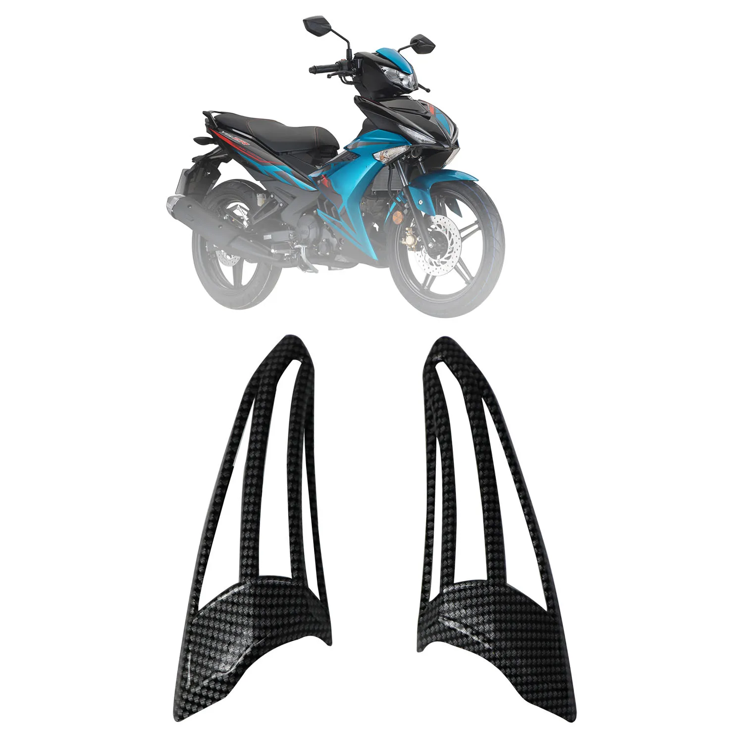 Защитный чехол для мотоциклетного сигнала поворота Yamaha Y15ZR MX KING 150 EXCITER150 LC150 GP150