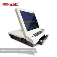portable ctg machine maternal fetal monitor with printer and large screen