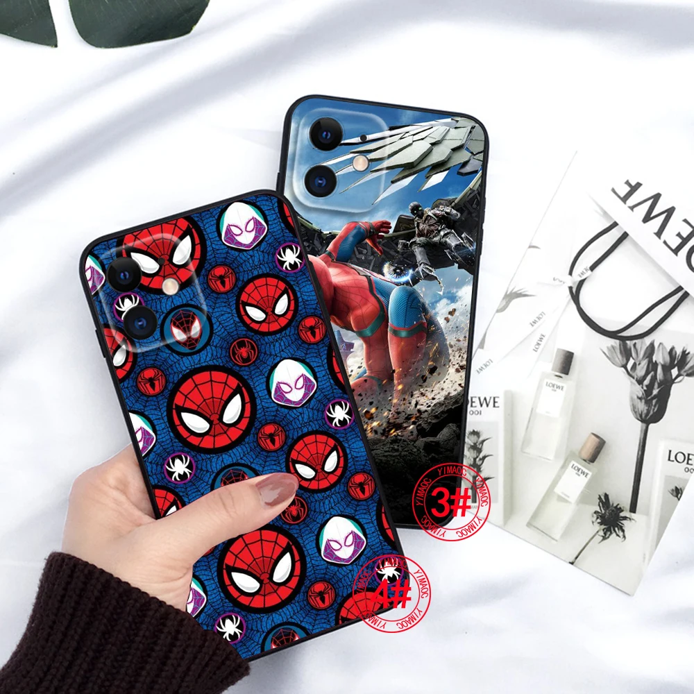 Мягкий чехол с мотивом Человек-паук для Samsung J2 Prime J4 Core J5 J6 Plus J7 Pro J8 S7 Edge S8 Note 8 9 10 Lite 20