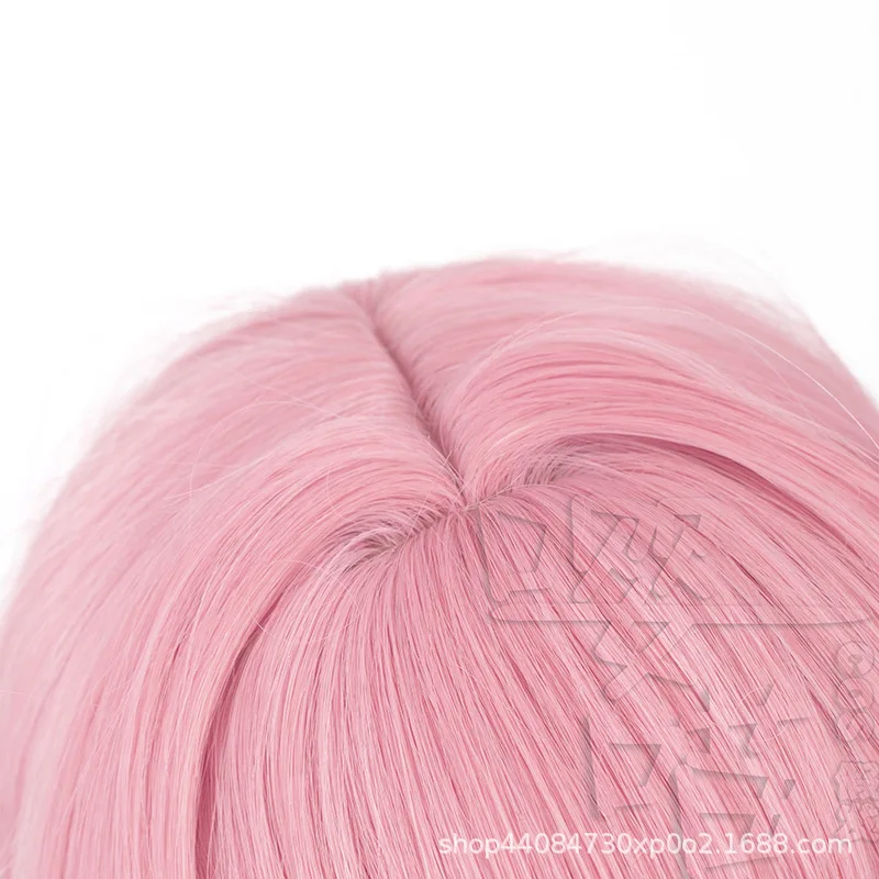 Vocaloid Miku Косплей Парик 90 СМ Розовый Один Хвост Термостойкие Синтетические Волосы