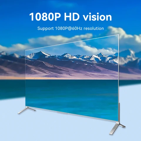 Адаптер Vention HDMI-VGA 1080P с аудиокабелем