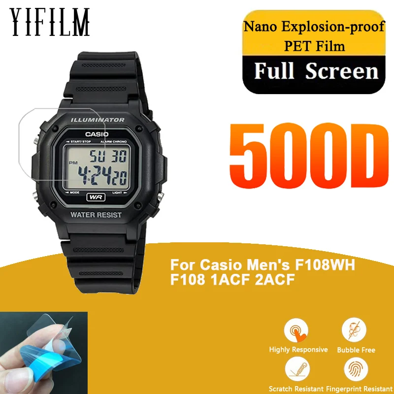 

Взрывозащищенная пленка для Casio F108WH F108 1ACF 2ACF, 3 шт.