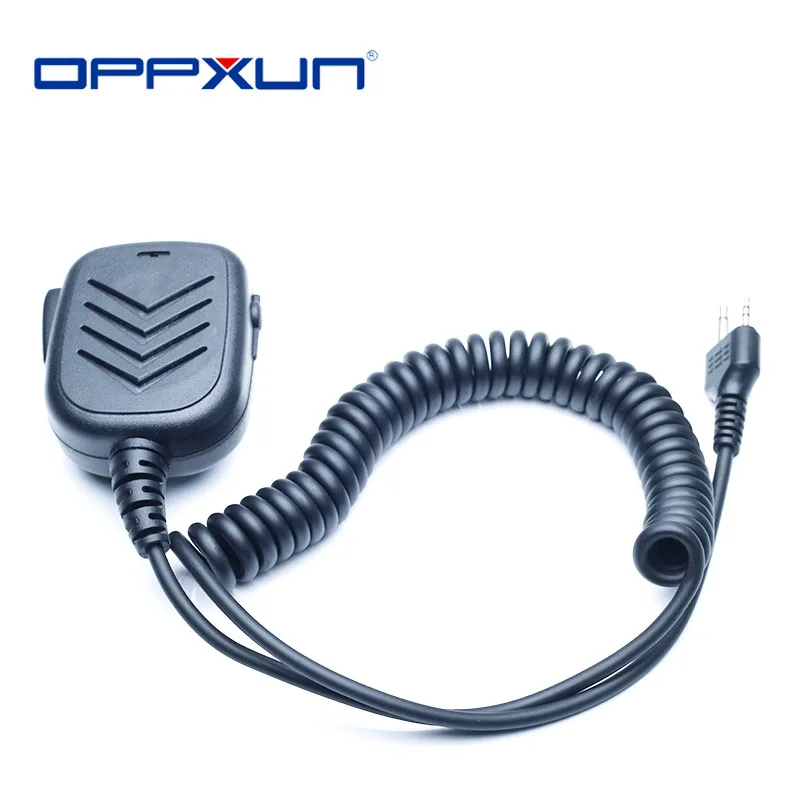 

OPPXUN Shoulder Handheld Speaker Mic PTT for Midland Portable Radio Alan 39 GXT550 GXT5000 75-785 75-786 75-810 Walkie Talkie