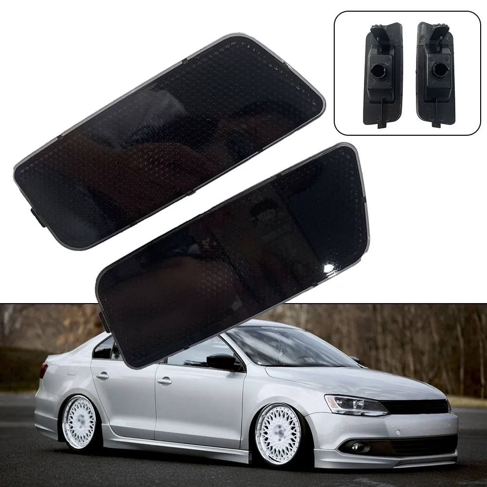 

2pcs Smoked Lens Car Front Side Marker Light Lamp Housings For MK6 2010-2014 5K0-945-071 5K0-945-072 Side Marker Light Shell