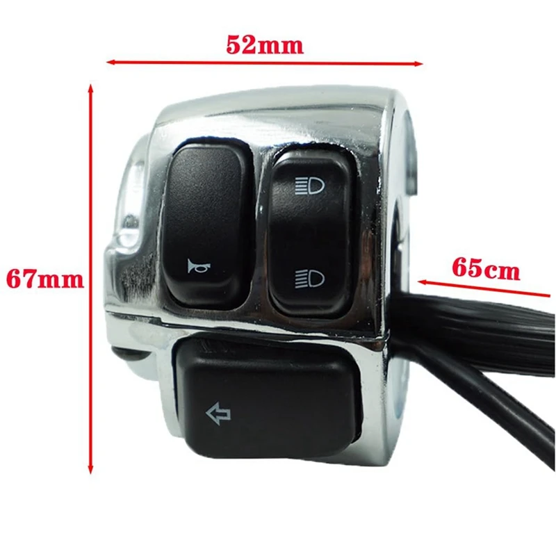 Для XL883 Sportster Dyna V-ROD Softail мотоциклетный переключатель указателя поворота на руле