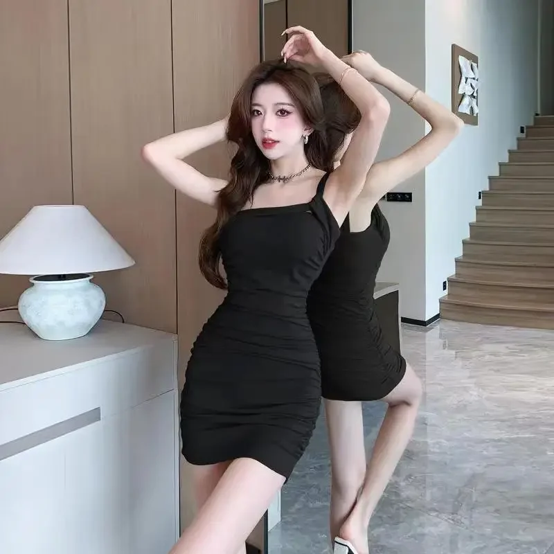 Мини-юбка сексуальный чувственный дизайн облегающее платье-майка для