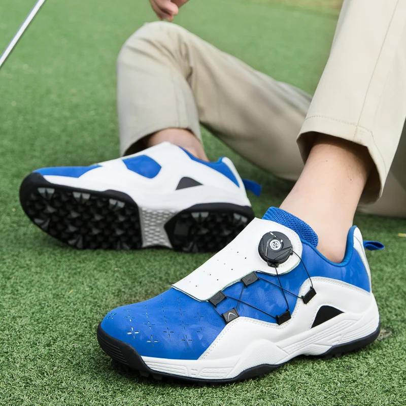 

Luxury Golf Shoes Men Women Big Size 46 Professional Golf Sneakers Outdoor Walking Shoes Anti Slip Walking Sneakers Male