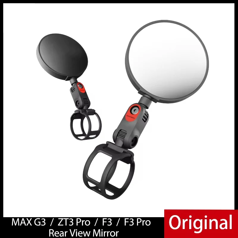 Фото Оригинальное зеркало заднего вида, зеркала заднего вида для Segway MAX G3 ZT3 Pro F3 F3 Pro E3 E3 Pro, аксессуары для электрического скутера №1