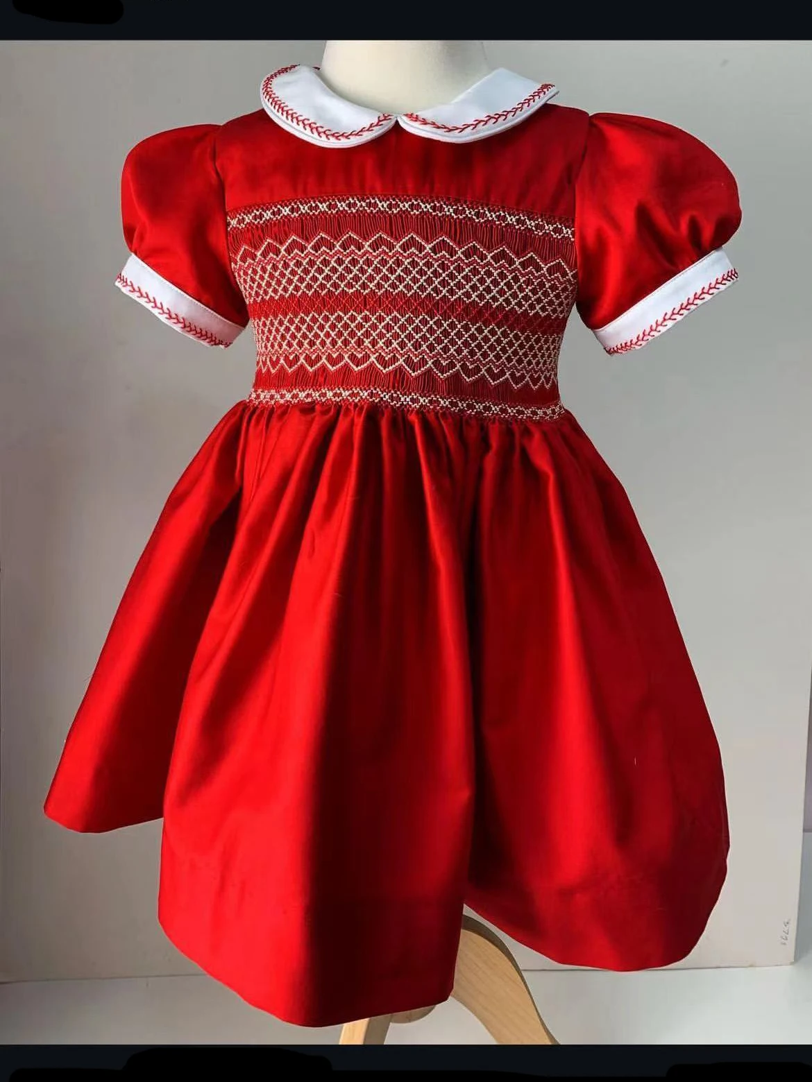 Оригинальное красное платье для девочек в стиле кэжуал праздничных фотографий