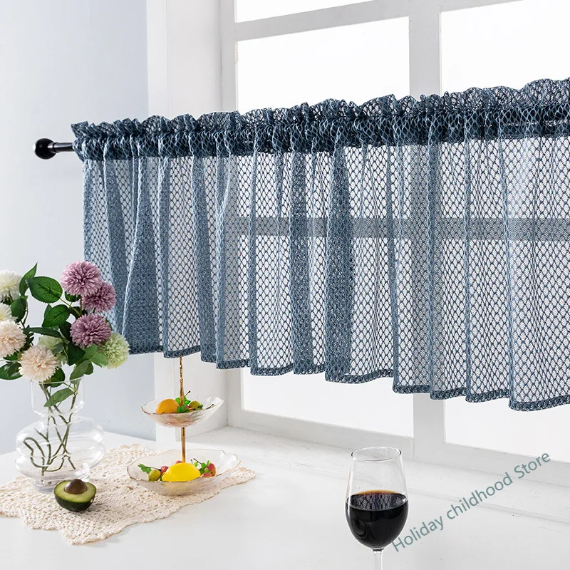 

Coffee curtains, small fresh finished products, small curtains, lace curtains and short curtains.