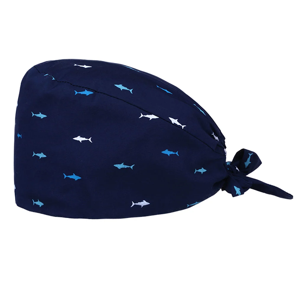 

Cap Hat Scrub Nurse Bouffantcaps Sweat Womenadjustablemen Unisex Doctorabsorbent Cute Operating Room Wicking Wrap Liner Workout