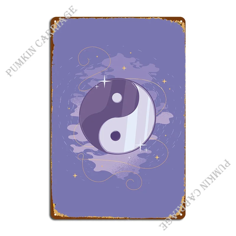 

Инь Янь, мистик, символ, металлическая фотография