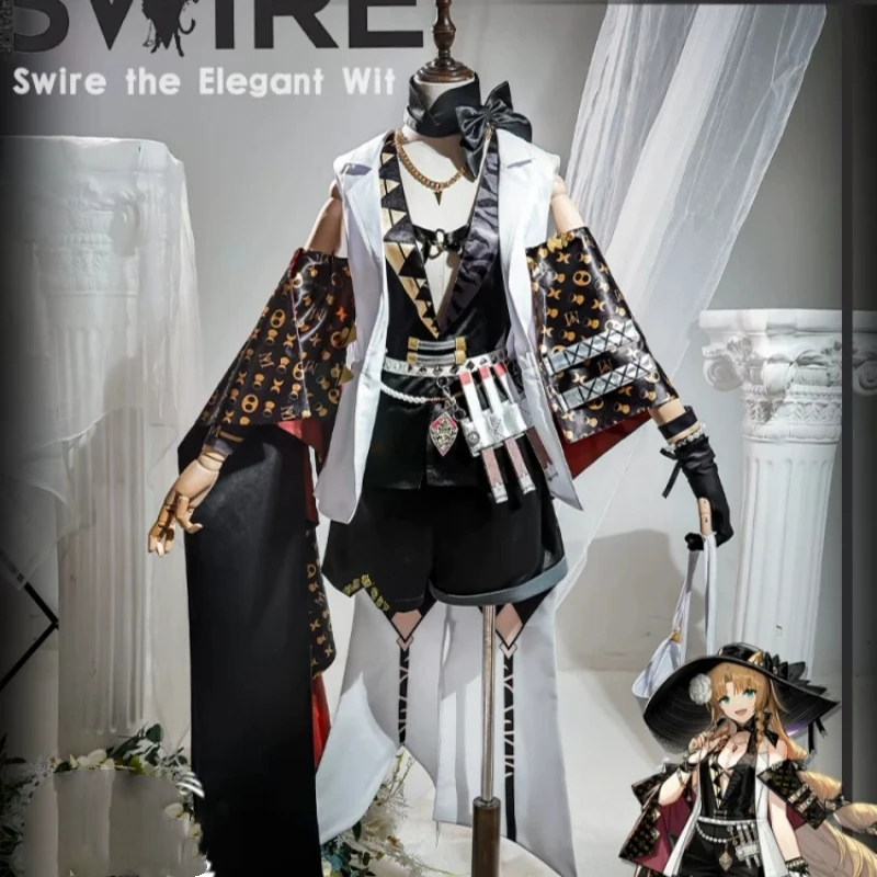 Swire Косплей Игра Arknights the Elegant Wit Аниме Модная Униформа Женская Вечеринка Для