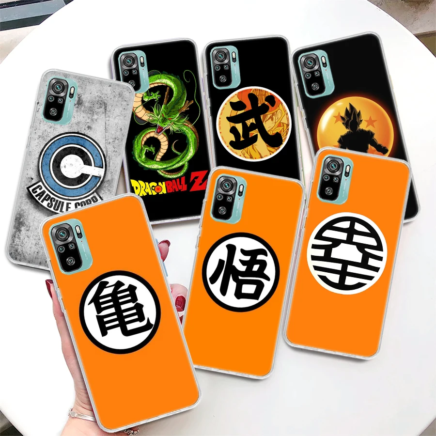 

Dragon Ball Logo Coque Phone Case For Xiaomi Redmi 10 9 9A 9C 9T 8 8A 7 7A 10A 10C Prime 6 6A K20 K30 K40 Pro S2 Soft Cover