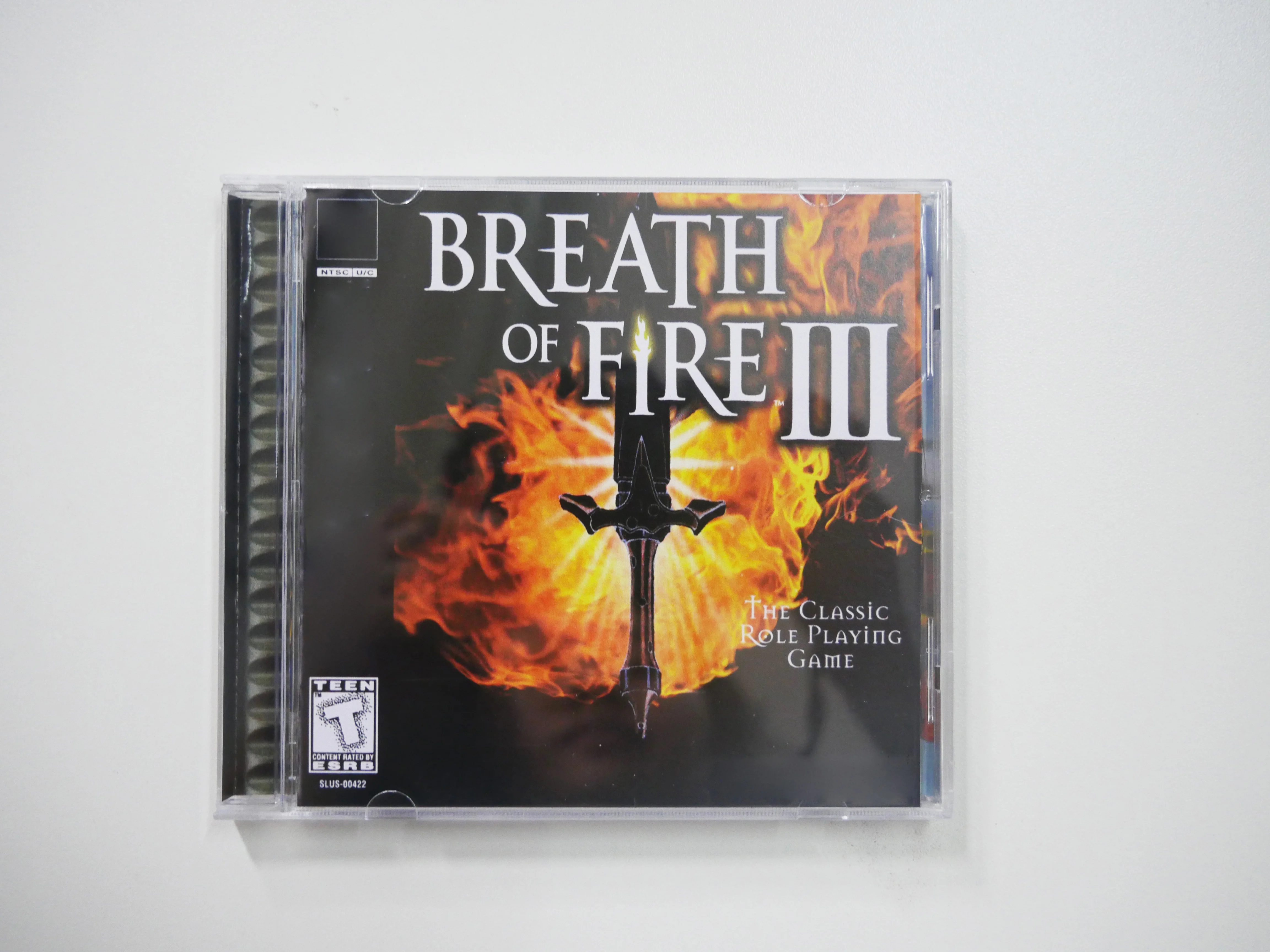 Фото PS1 Breath of Fire III с ручной копия диска, черная нижняя разблокировка, консольная станция 1, ретро-оптический драйвер, часть видеоигры №1