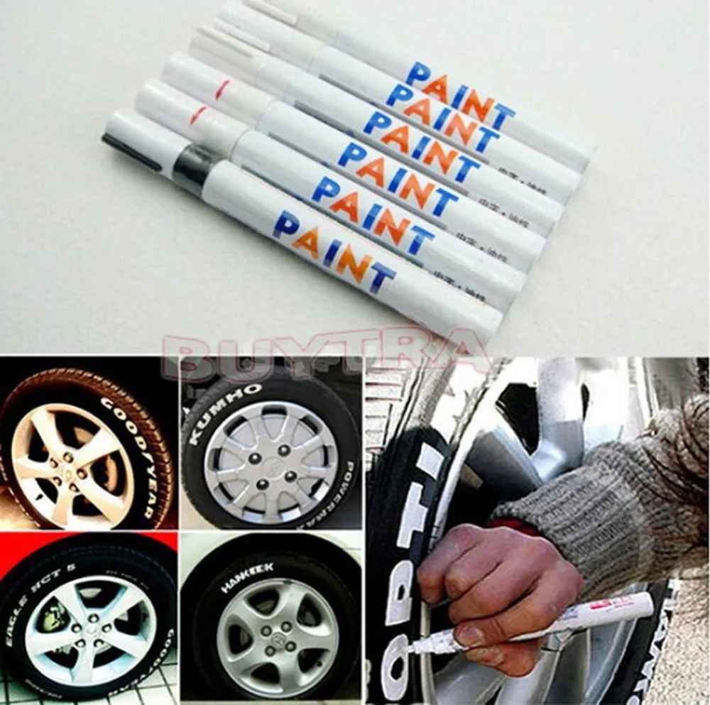 

Car tire wheel Paint Pen Waterproof for citroen bmw f30 mazda cx-5 peugeot 407 audi a4 b8 mitsubishi asx passat b6 kia