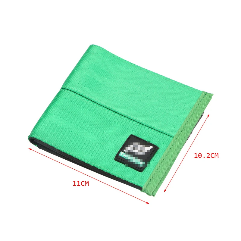 JDM Racing TAK Drift Seat Belt nylon Bilfold men's wallet car leather short Purse key Case |