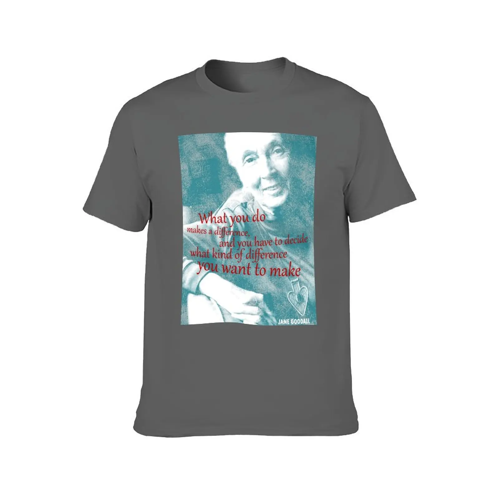 Футболка Jane Goodall Quote 2 забавная рубашка хлопковая персонализированная футболка