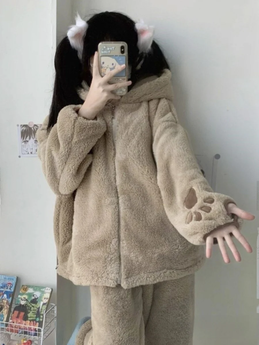 Японские модные пижамы GP женские осенне-зимние новые комплекты домашней одежды